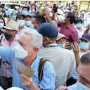 Álvaro Uribe en una de sus más recientes giras por el país