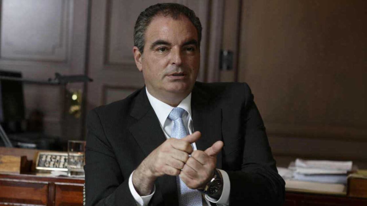 El ministro de Agricultura, Aurelio Iragorri