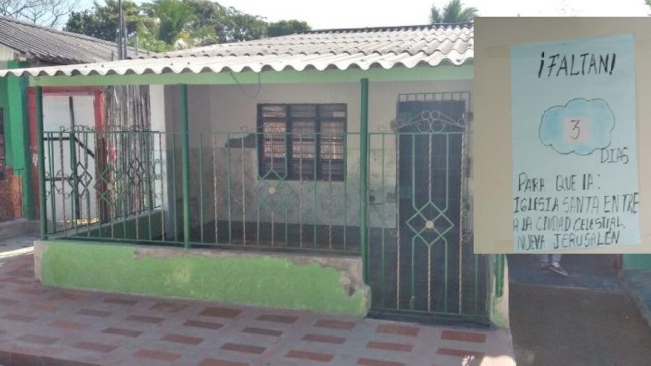 Sector en el que que funciona la congregación y cartel del conteo de días.