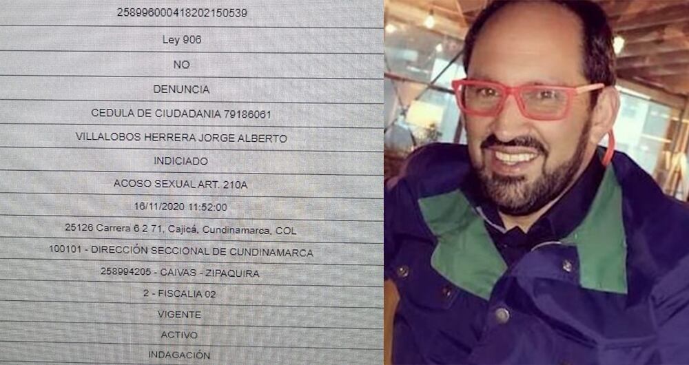 Esta es la denuncia presentada por Evelin Méndez ante la Fiscalía General de la Nación, contra Jorge Villalobos. Actualmente se encuentra en etapa de indagación.