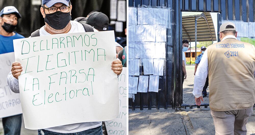    En medio de una gran represión a los opositores y con una abstención del 80 por ciento, se dieron las elecciones en Nicaragua en las que por quinta vez fue elegido Daniel Ortega.