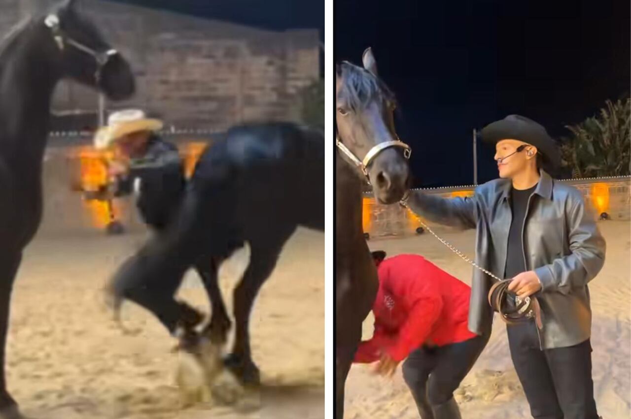 Accidente de Jhonny Rivera y Luis Alfonso con un caballo