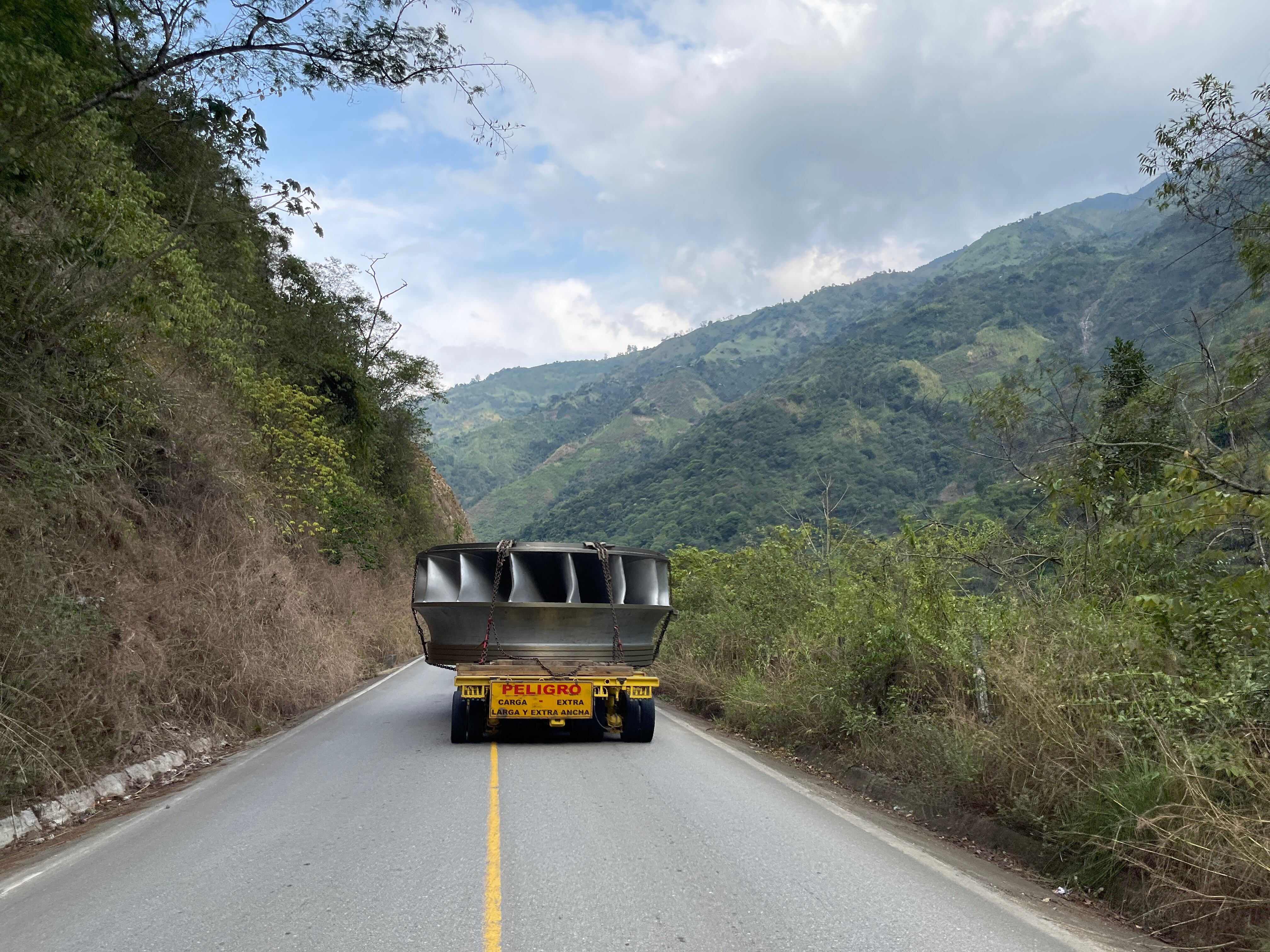 Rodete para la primera turbina de Hidroituango