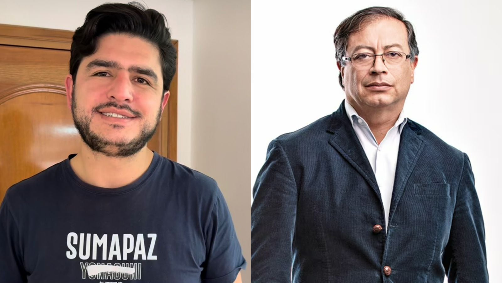 Germán Ricaurte y Gustavo Petro.