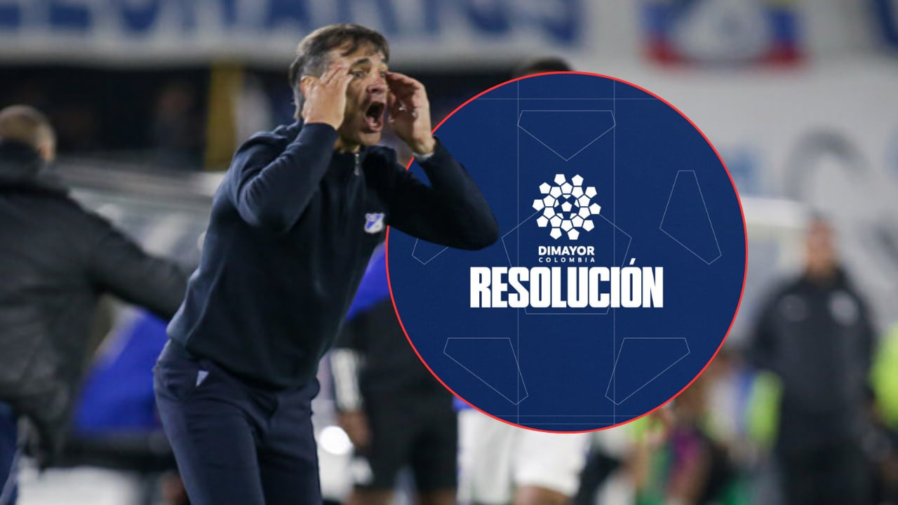 Fabián Bustos, técnico de Millonarios, club que deberá pagar una multa.