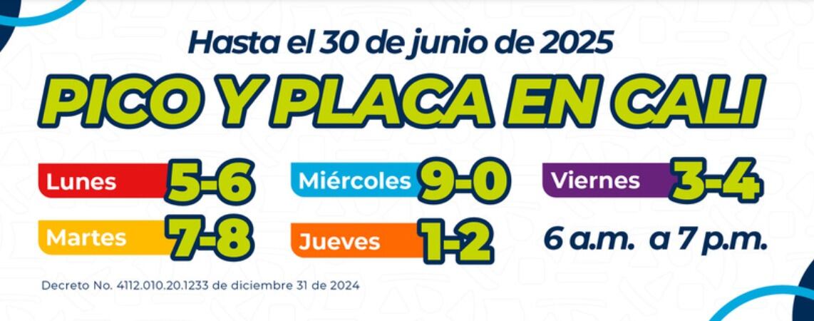 Este es el nuevo pico y placa.