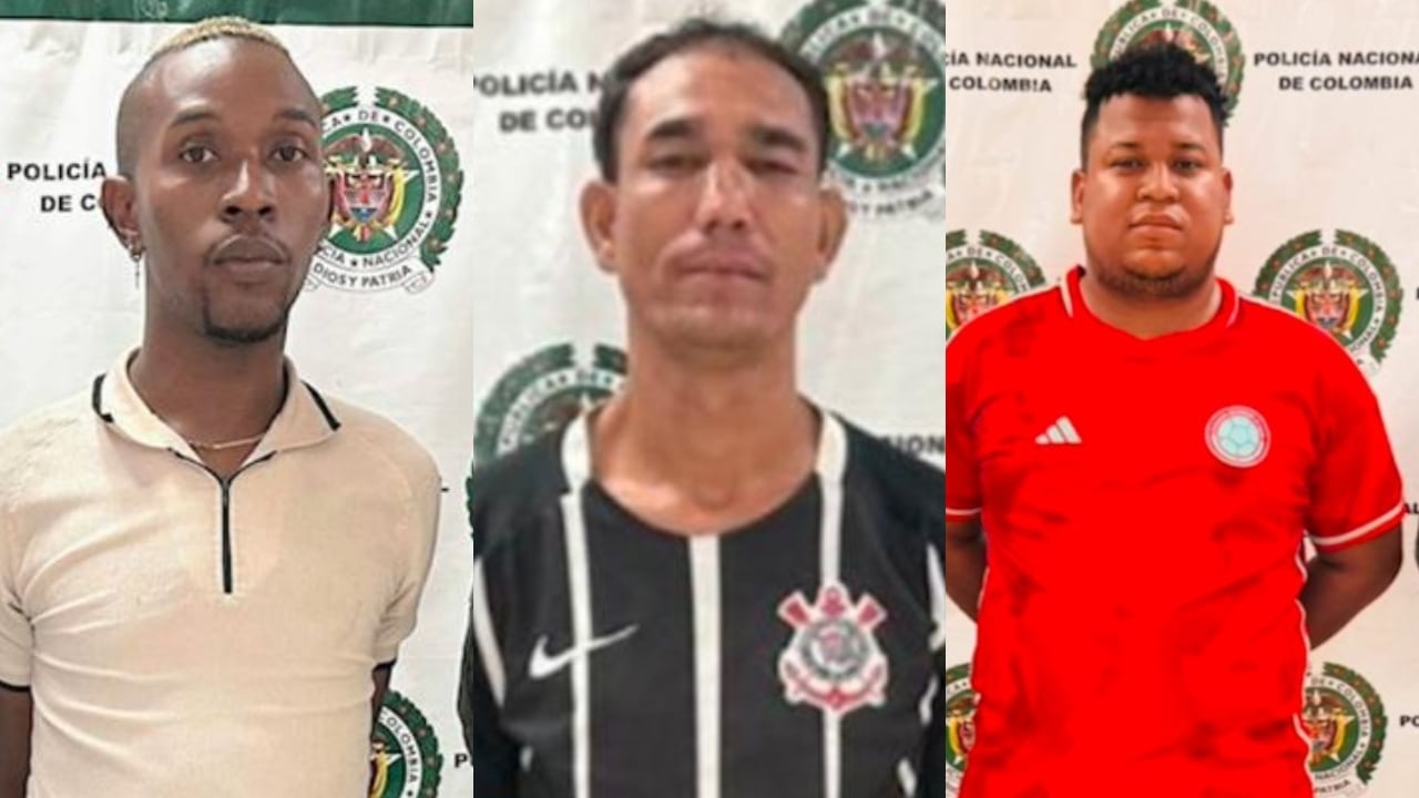 Estos son los hombres involucrados en los robos.