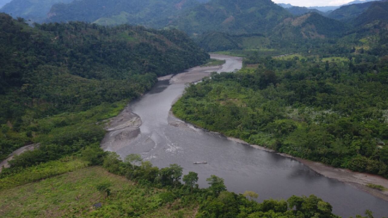 Este es el río Minero en Otanche, Boyacá.