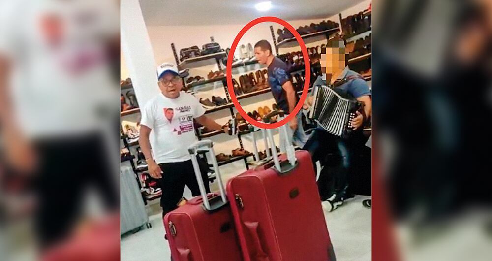    Alias Arenca, en el círculo rojo, un viejo amigo de la familia Díaz, se confabuló con el ELN y la delincuencia común para secuestrar a Luis Manuel Díaz, según la investigación del Gaula de la Policía y la Fiscalía. 