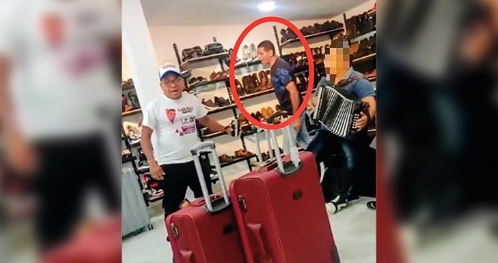    Alias Arenca, en el círculo rojo, un viejo amigo de la familia Díaz, se confabuló con el ELN y la delincuencia común para secuestrar a Luis Manuel Díaz, según la investigación del Gaula de la Policía y la Fiscalía. 