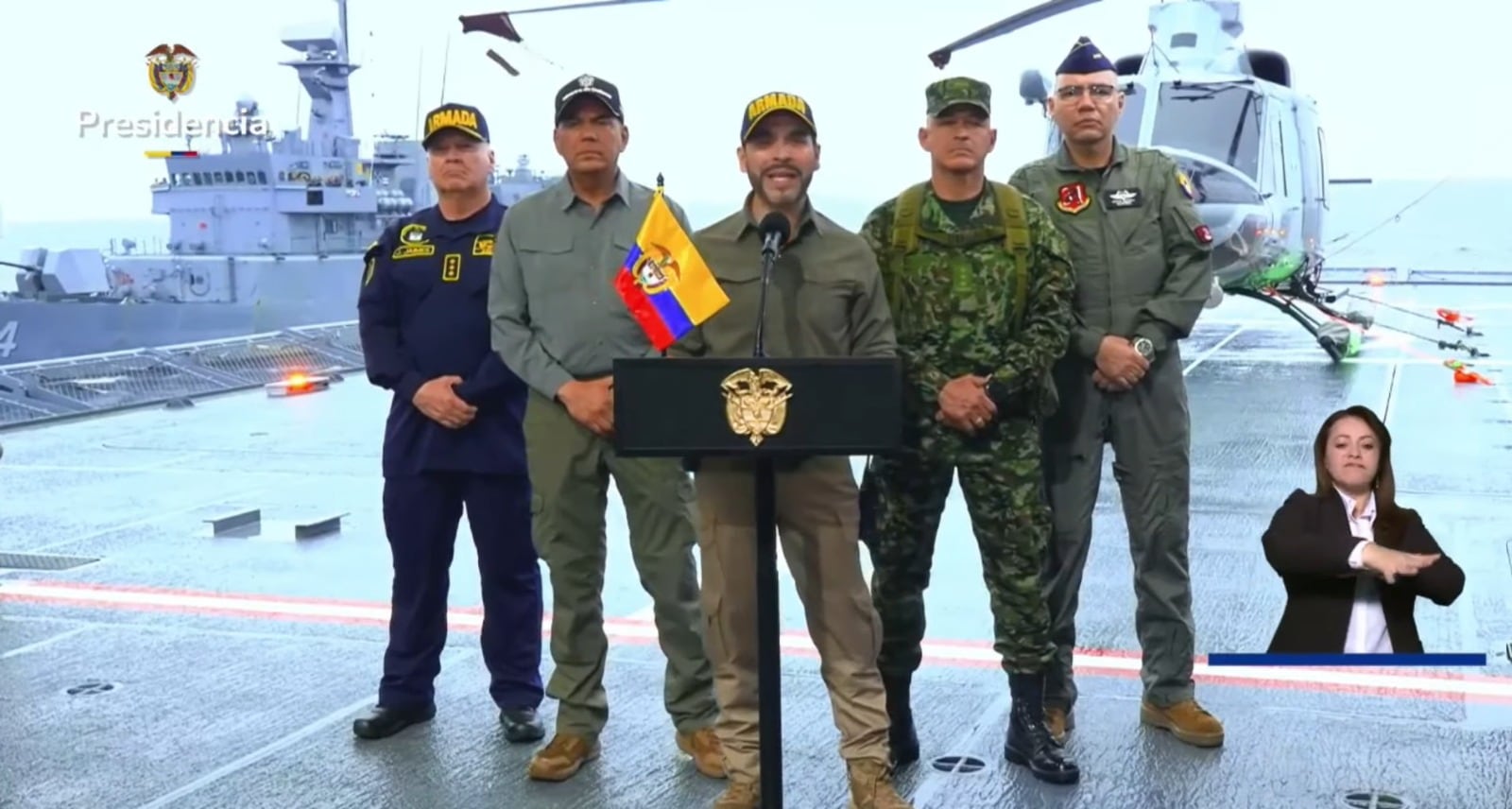 Abelardo de la Espriella anunció que firmará el 30 de noviembre un decreto sobre las líneas de base del archipiélago de San Andrés, Providencia y Santa Catalina.