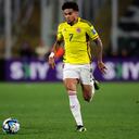Luis Díaz fue titular con Colombia ante Chile.