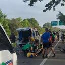 El accidente se presentó en la vía Buga-Tuluá sobre las 8:30 a.m. de este domingo.