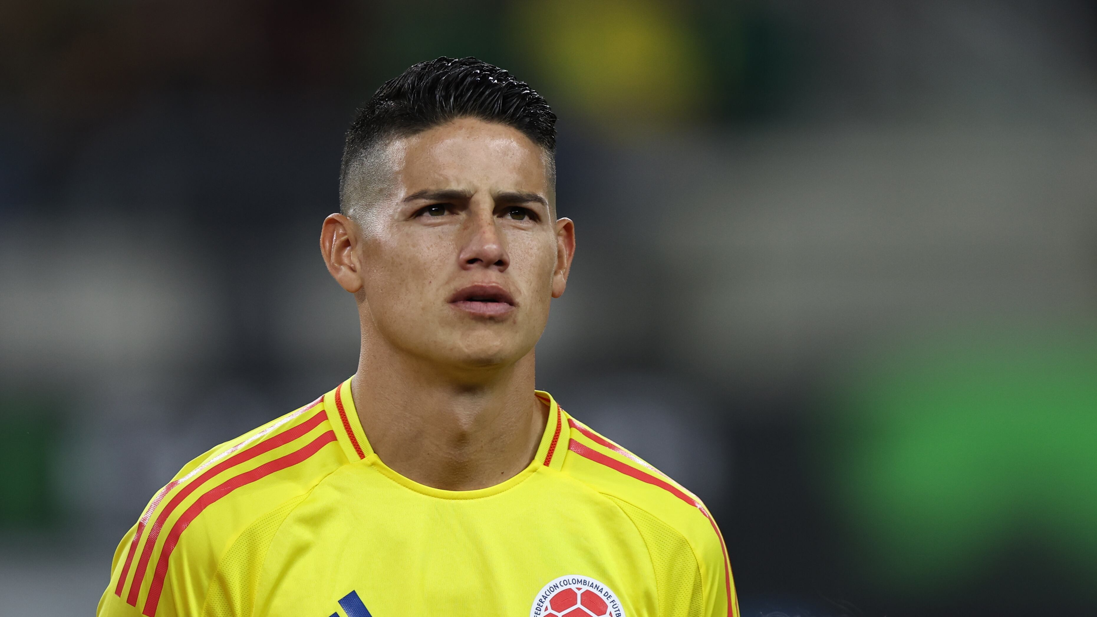 James Rodríguez, capitán de la Selección Colombia de mayores.