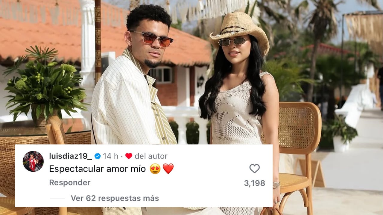 Luis Díaz reaccionó al nuevo proyecto de su esposa.