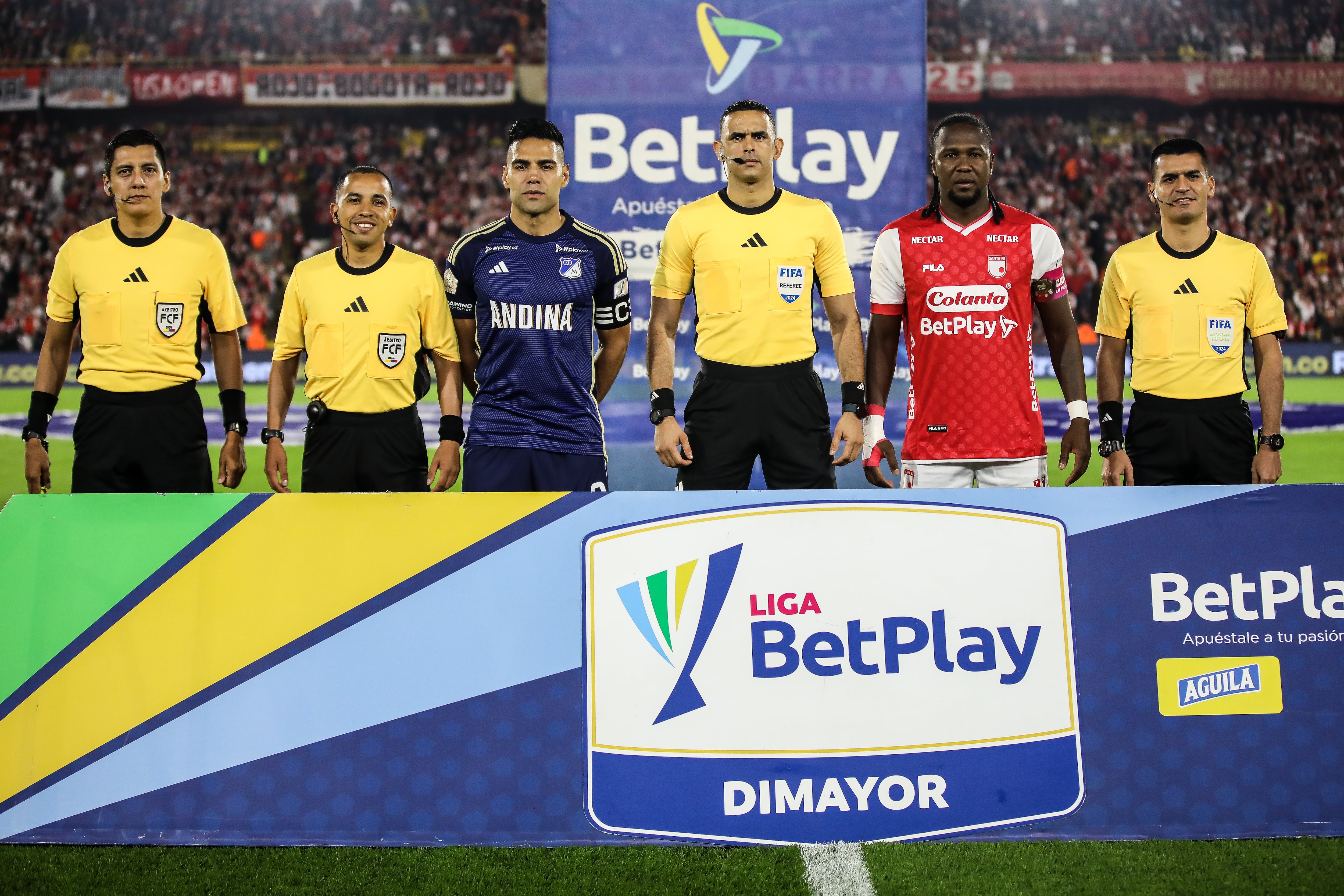 Partido Liga Betplay Millonarios vs Independiente Santa Fe