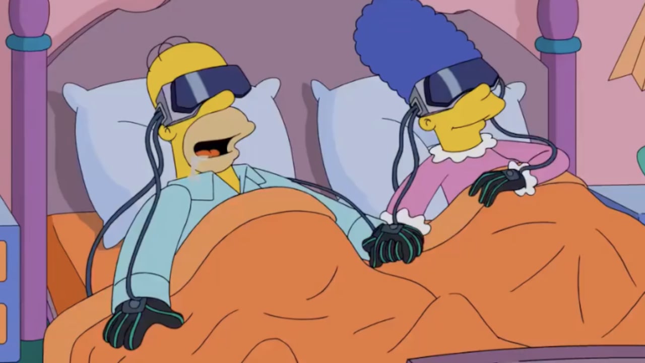 Los Simpson predijeron el boom que causarían las Apple Vision Pro