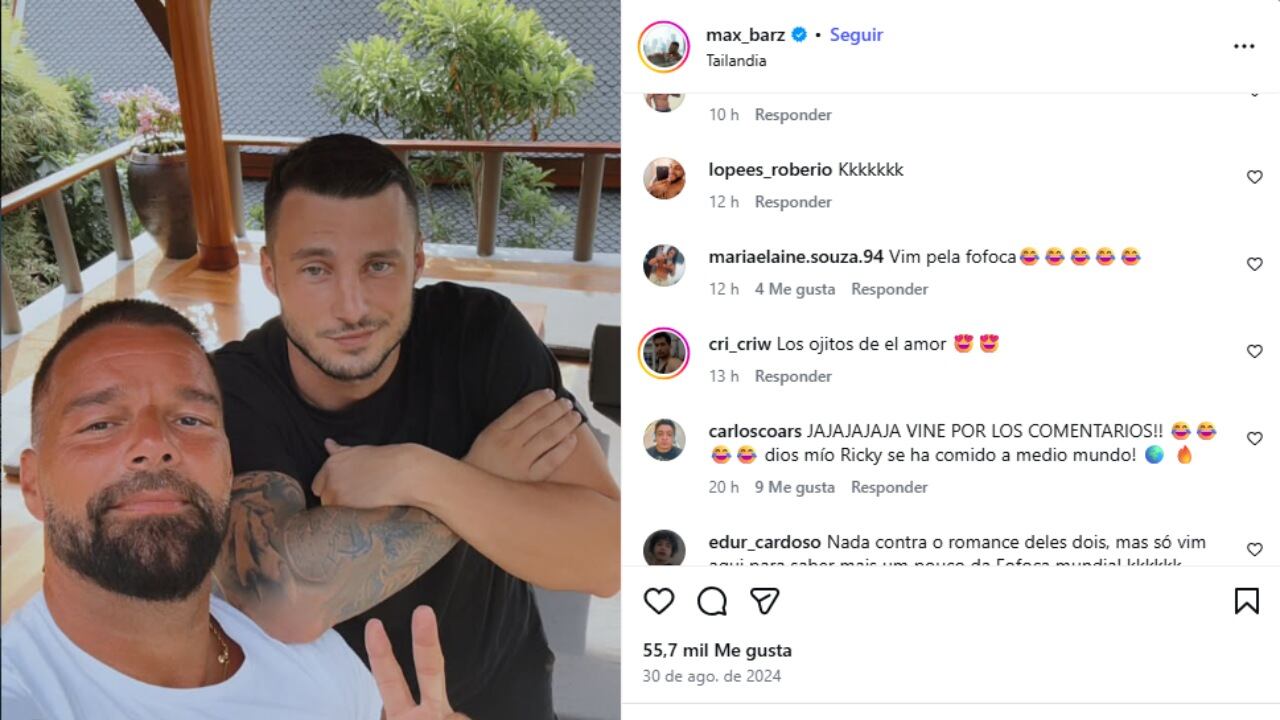 Max Barz y Ricky Martin