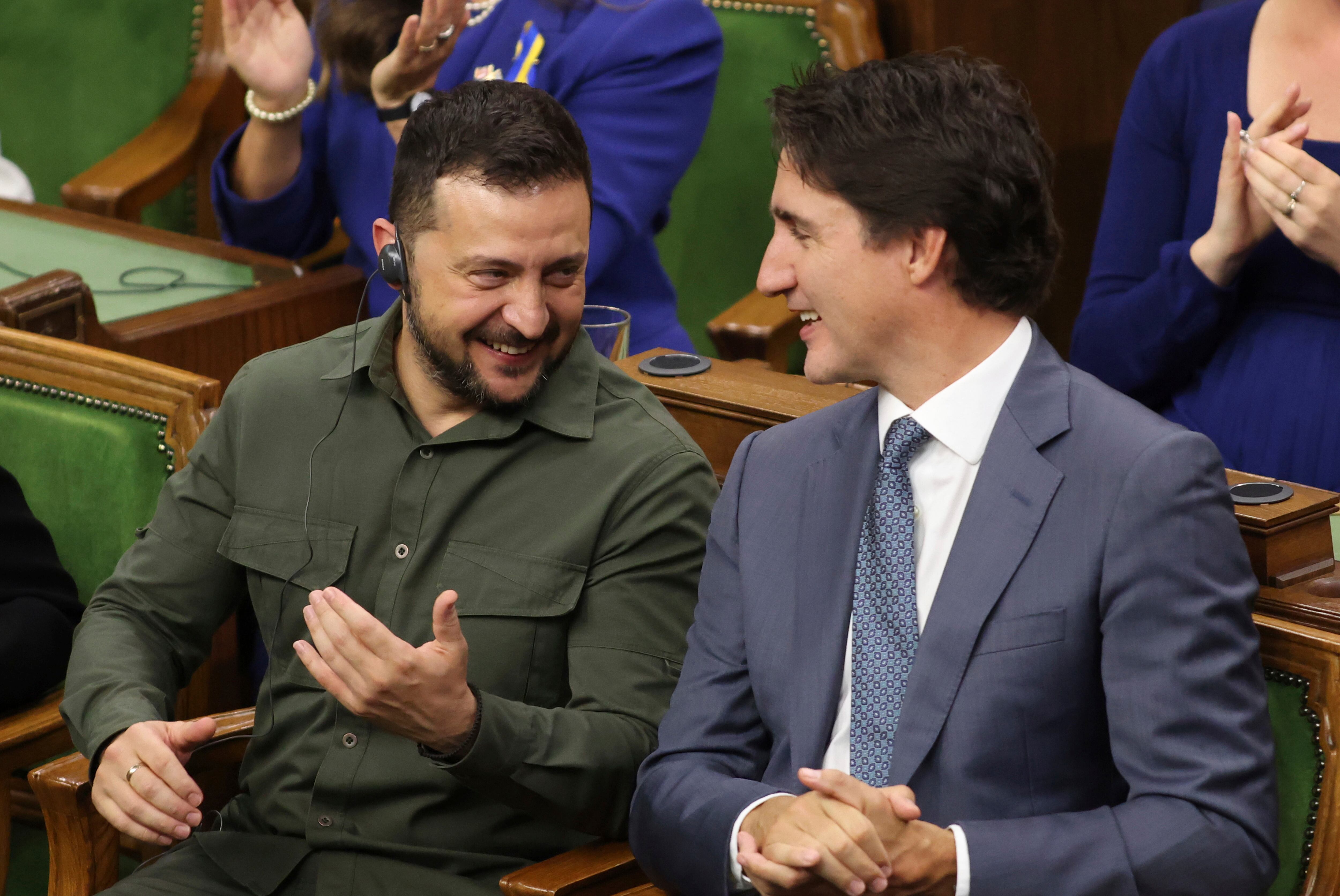 Se mostró esperanzado en que algún día se levante en Canadá un monumento a la victoria de Ucrania sobre la invasión rusa, “quizá en Edmonton”.