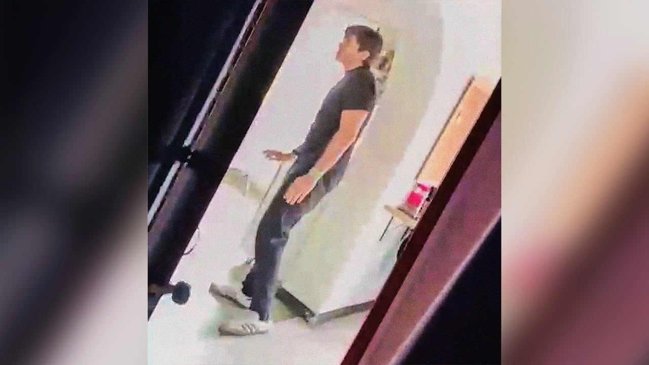 Wadith Manzur en la Escuela de Carabineros.