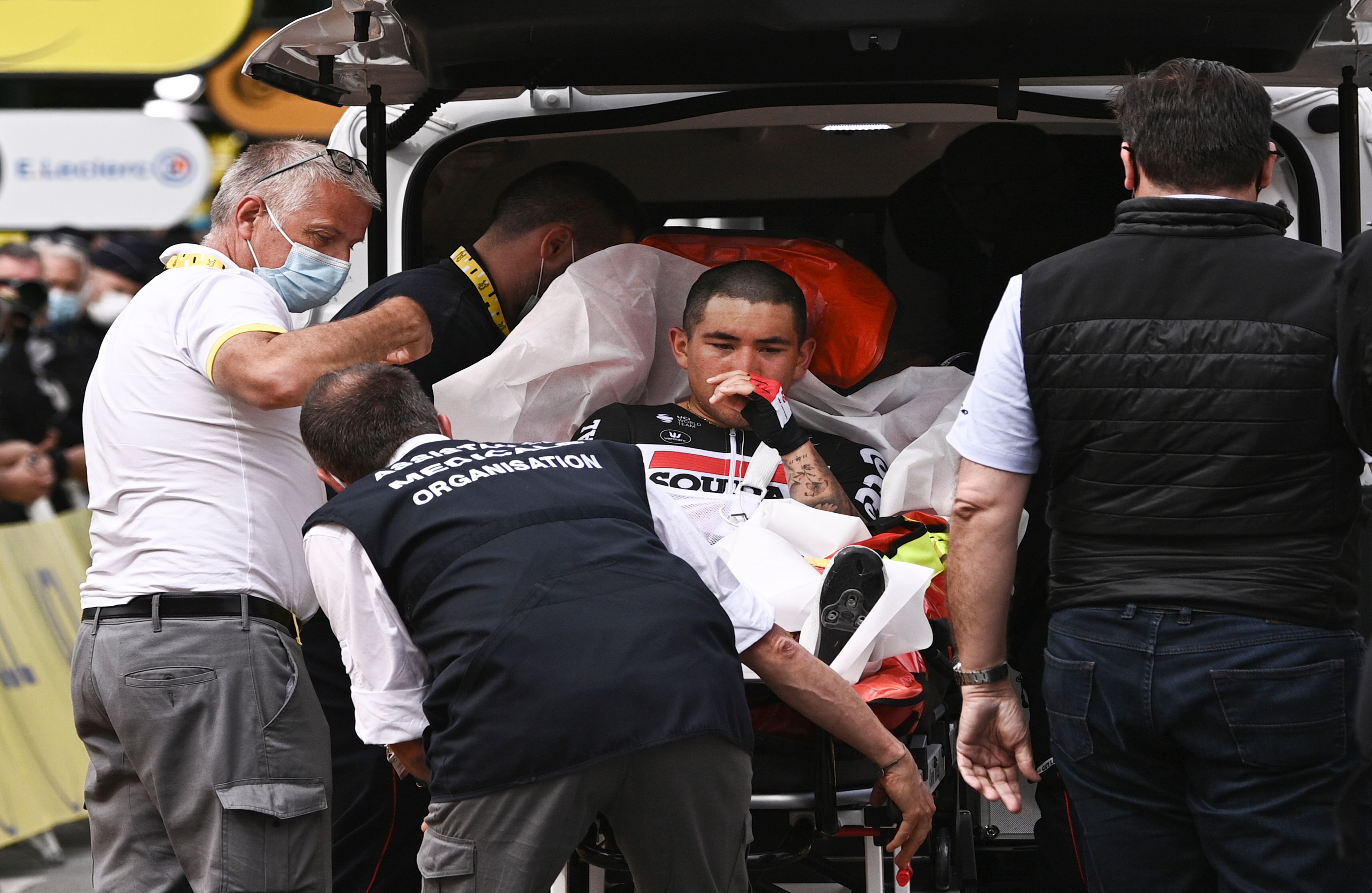 Etapa 3 - Tour de Francia. Foto: Anne-Christine Poujoulat/Pool Photo vía AP