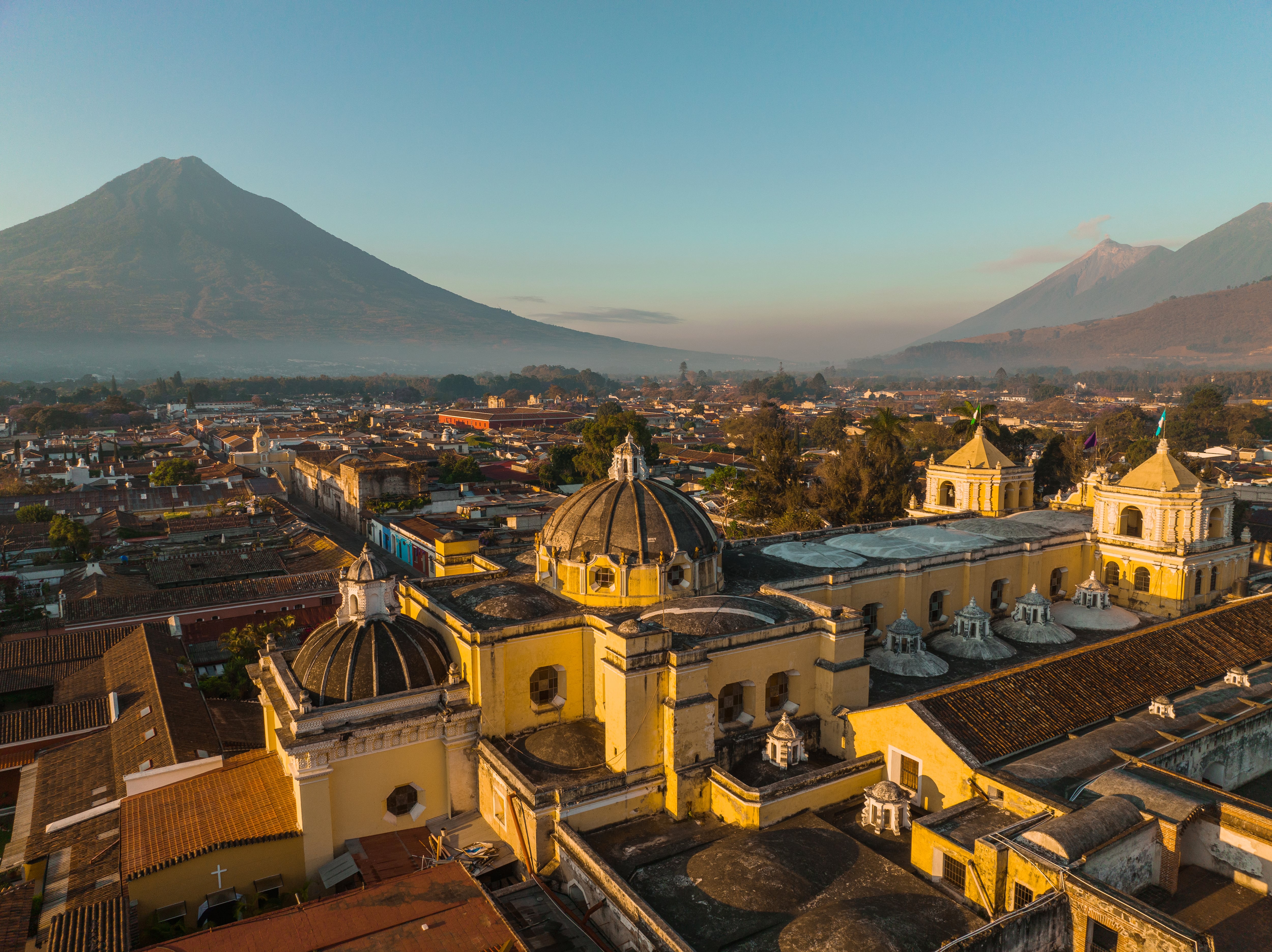Vista de una de las ciudades más hermosas de Centroamérica