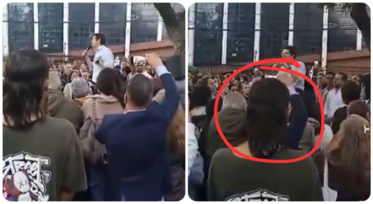 El video fue publicado en las redes sociales