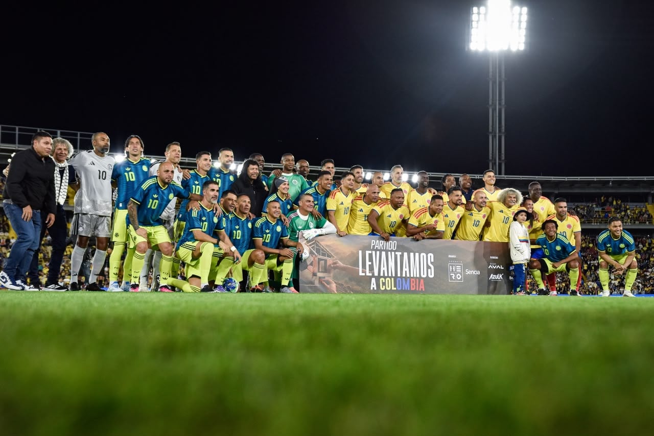 Las figuras en el evento 'Levantemos a Colombia'