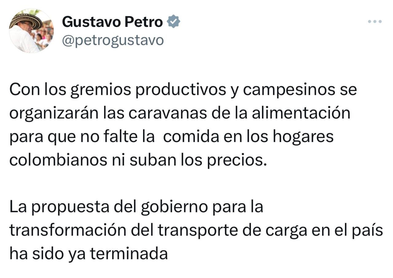 Mensaje presidente Gustavo Petro