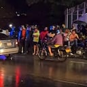 Así estaba la zona después de lo que fue el grave accidente de tránsito.