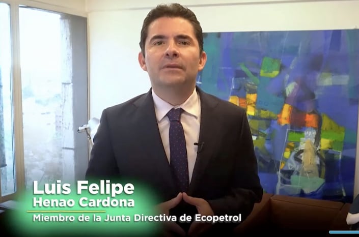 Luis Felipe Henao, integrante de la junta directiva de Ecopetrol