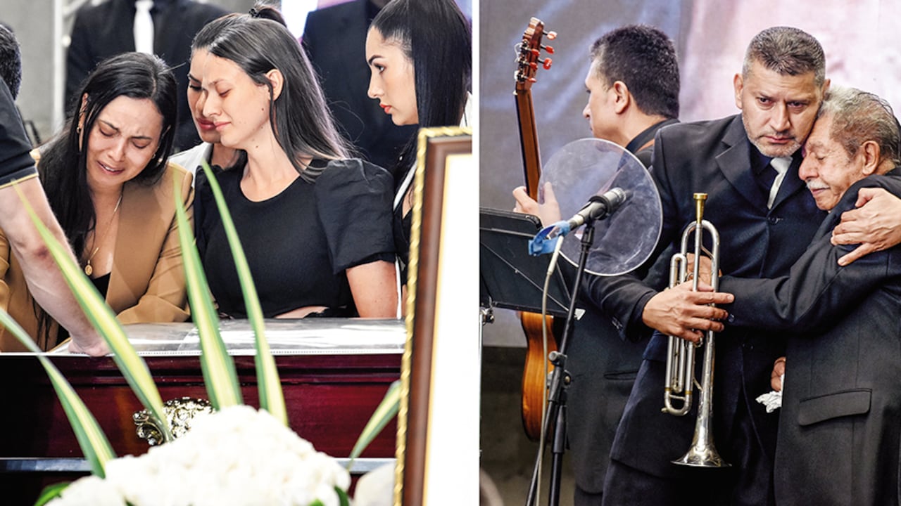 El Rey del Despecho permaneció hasta las once de la noche del jueves en cámara ardiente y posteriormente fue trasladado a una funeraria privada.