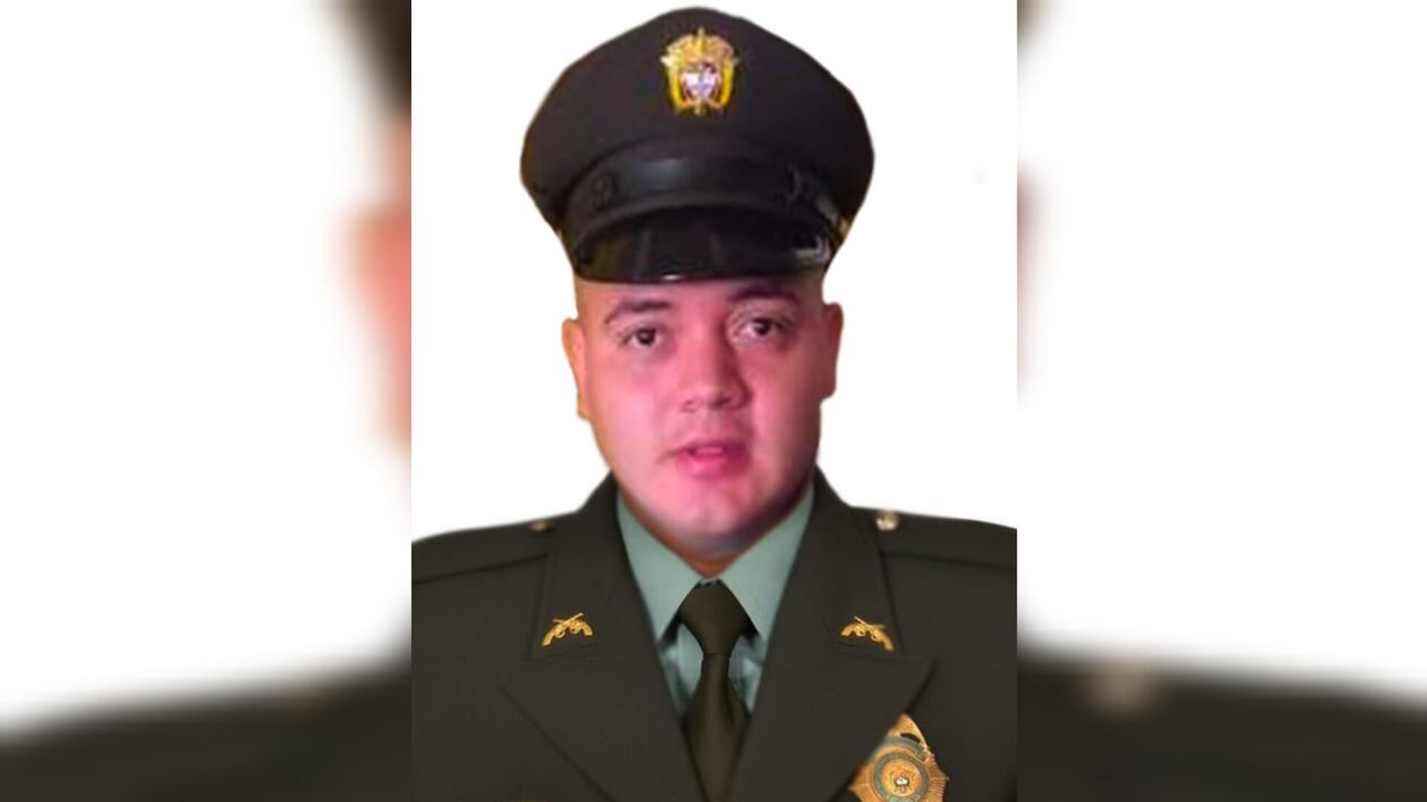 Patrullero Ángel Édgar Cardona.