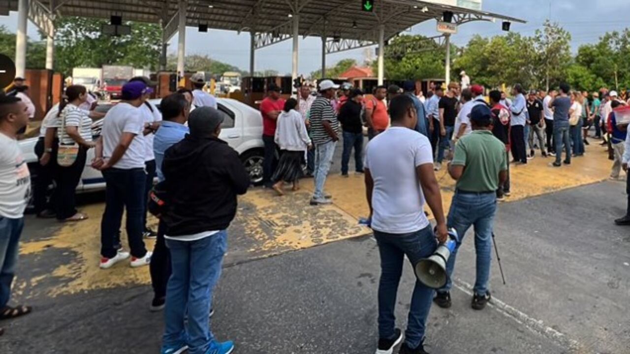 Peaje Las Flores, entre Corozal y Sincelejo