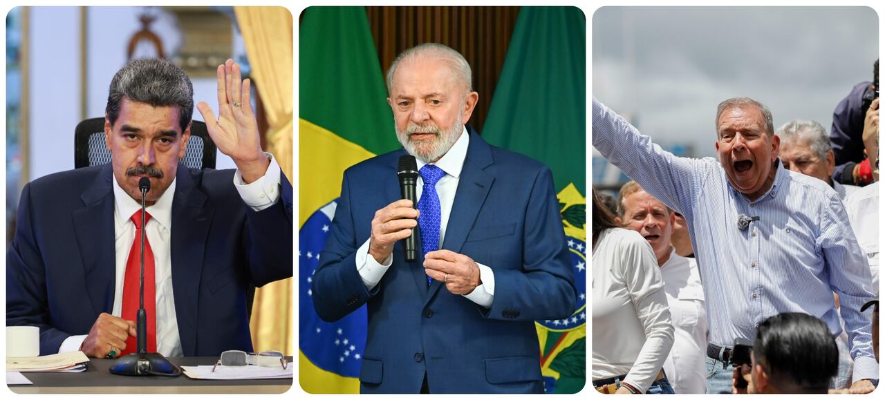 Maduro, Lula y González