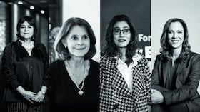 María Lorena Gutiérrez, Marta Lucia Ramírez, Ángela María Orozco y Maria Claudia Lacouture.