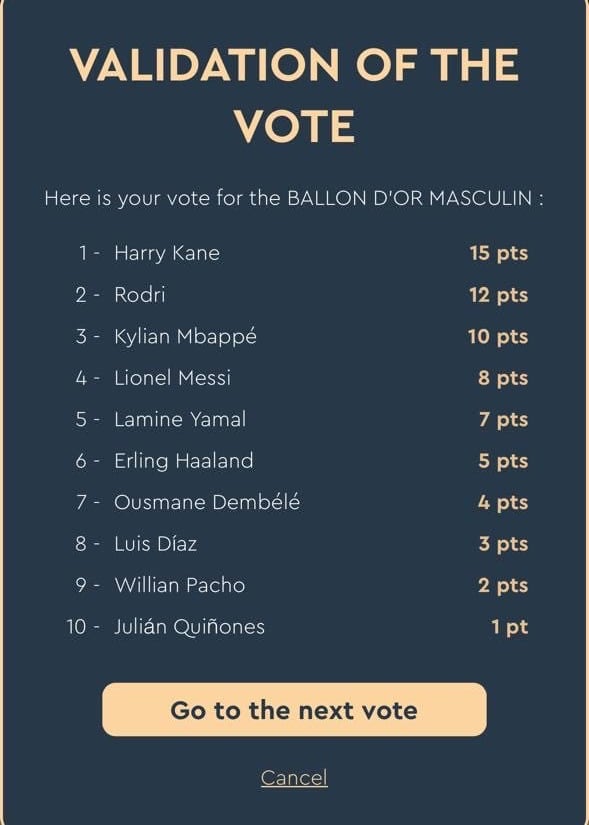 Paché Andrade eligió a Harry Kane en el primer lugar y a Luis Díaz lo puso octavo