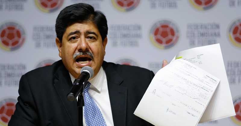 Luis Bedoya, expresidente de la Federación Colombiana de Fútbol.