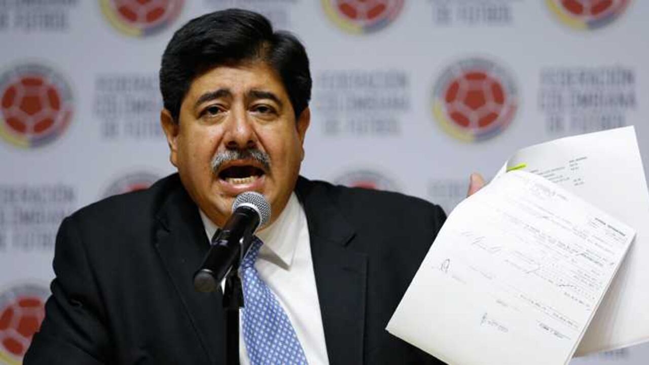 Luis Bedoya, expresidente de la Federación Colombiana de Fútbol.