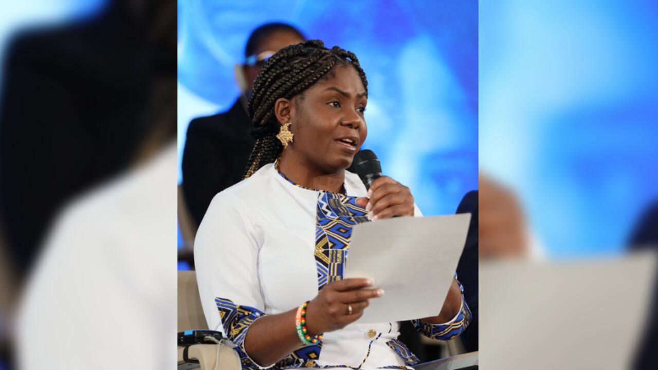 La vicepresidenta Francia Márquez en Ginebra (Suiza)