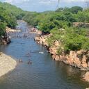 Una cabeza en avanzado estado de descomposición fue hallada en el sitio donde se bañaban los turistas