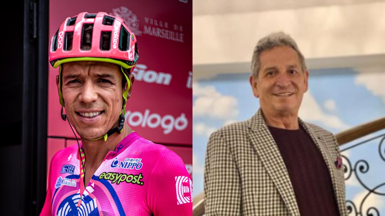 El ciclista compartió con el cantante en el año 2013.