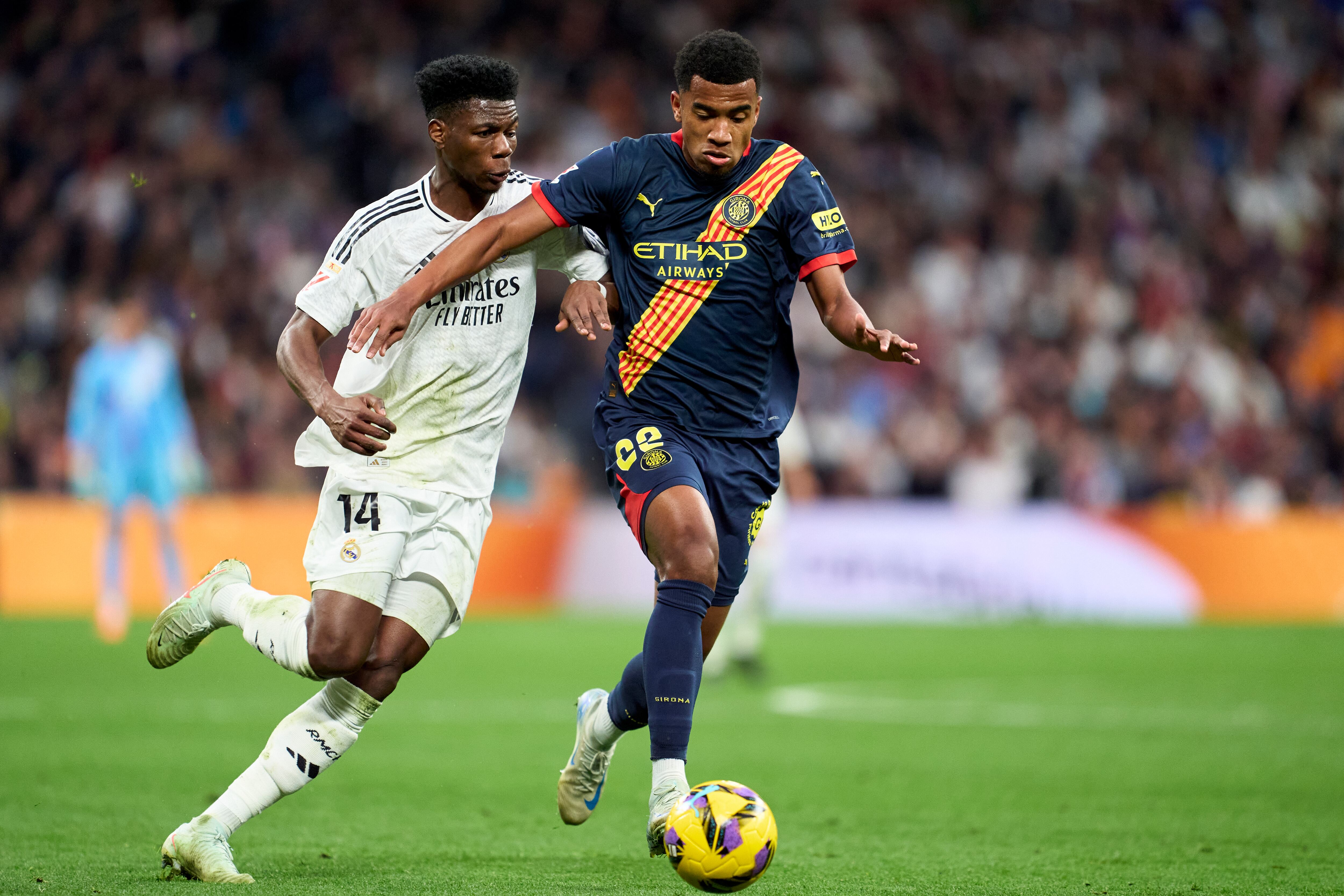 Jhon Solís también tuvo tiempo de juego en el Santiago Bernabéu.