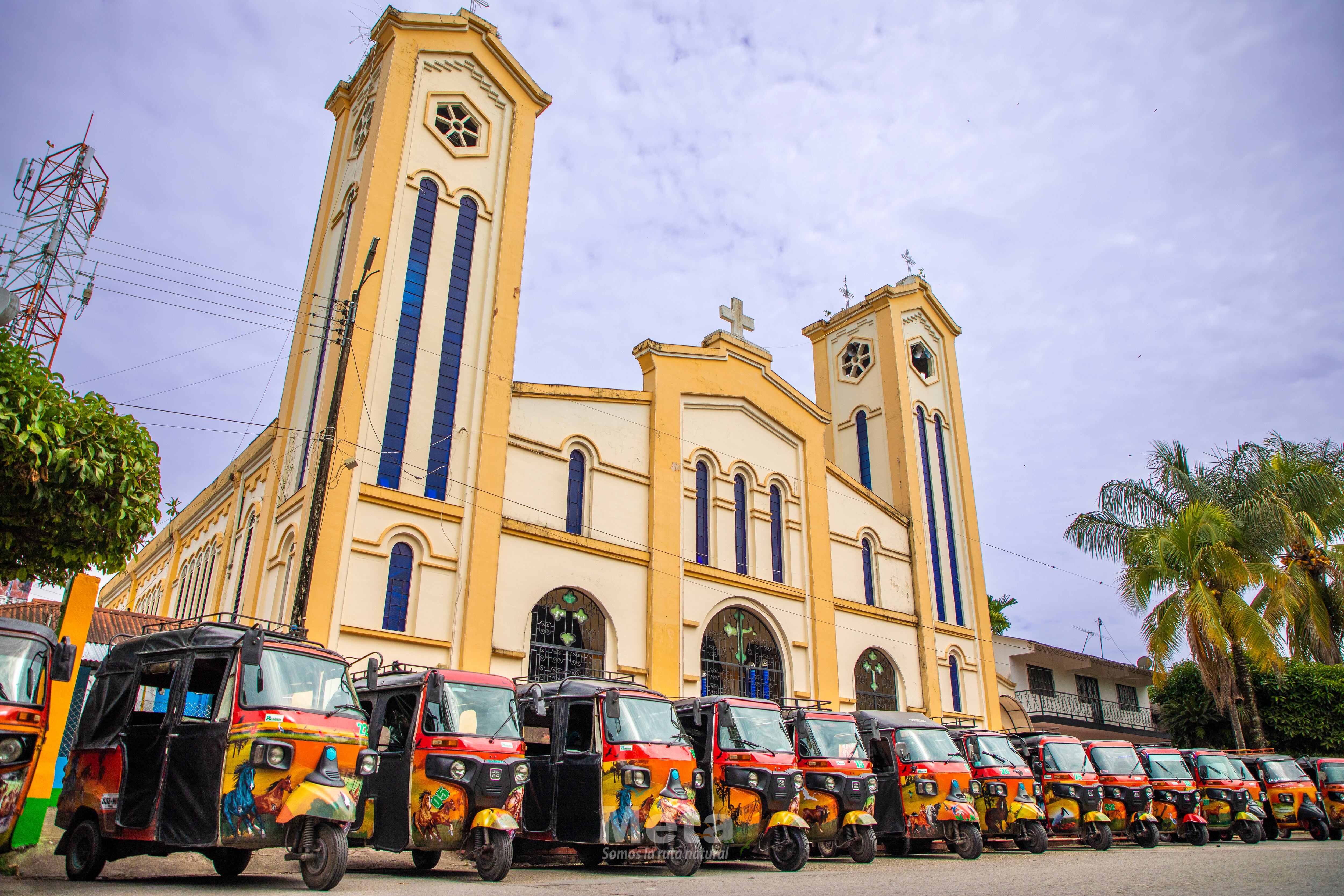 Centro del municipio de Cumaral, Meta.