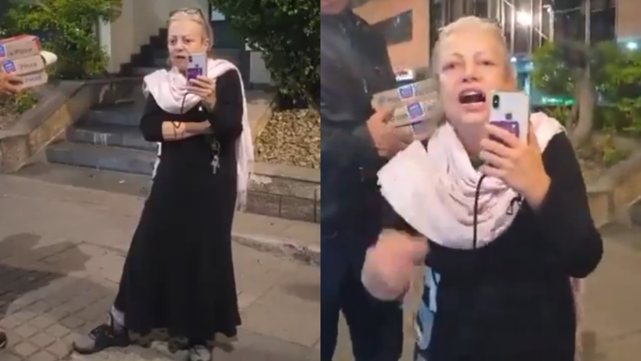 Imágenes del video que comenzó a circular por las redes sociales.