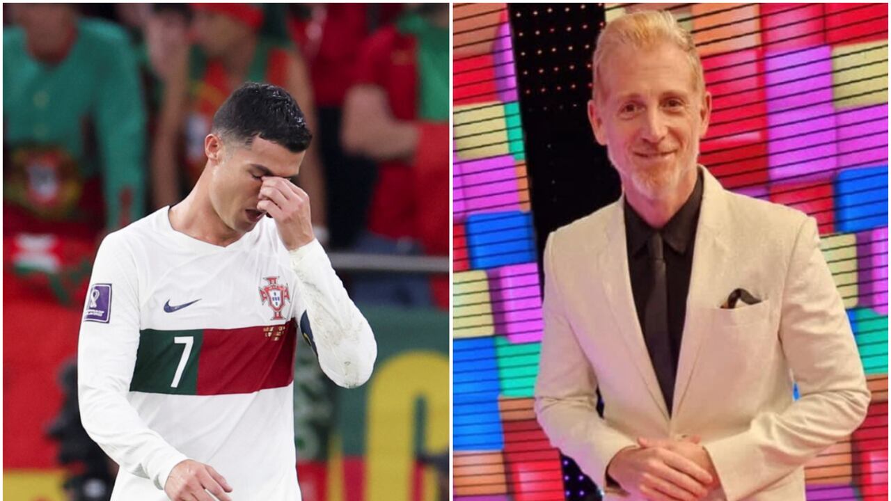 Cristiano Ronaldo y el periodista Martín Liberman.