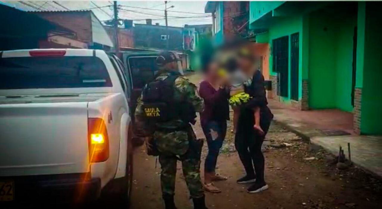 Liberan a bebé secuestrado en Meta
