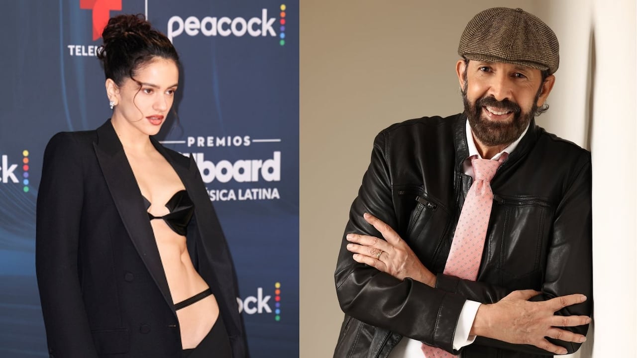 Rosalía y Juan Luis Guerra.