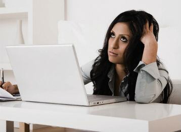 Mujer, oficina, trabajo