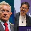 De izquierda a derecha: Álvaro Uribe, Iván Cepeda y Abelardo de la Espriella.